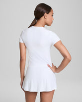 SPANX® Get Moving Rib Tee | Vivid White